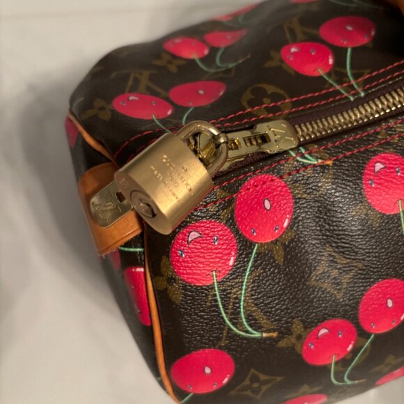 Takashi Murakami Limited Edition Monogram Cerises Collection Keep SPEDDY 45 - Picture 4 of 7